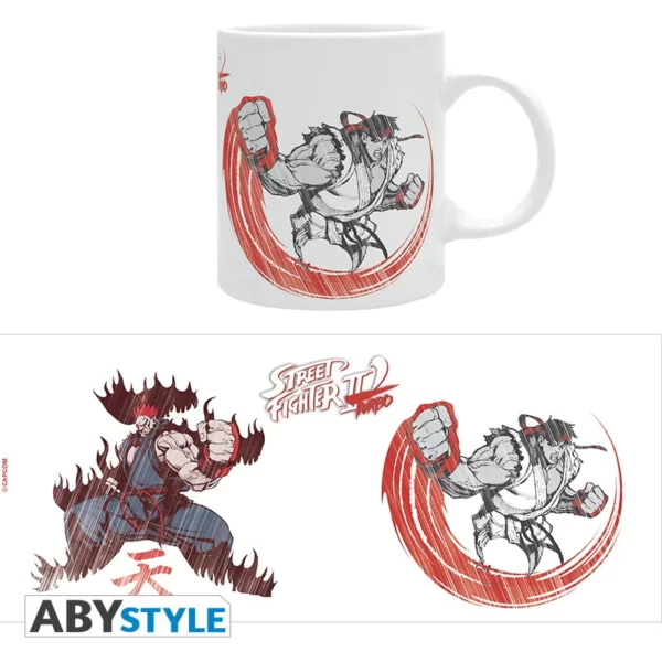 Street Fighter taza Ryu vs. Akuma