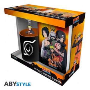 Naruto pack taza+libreta+llavero