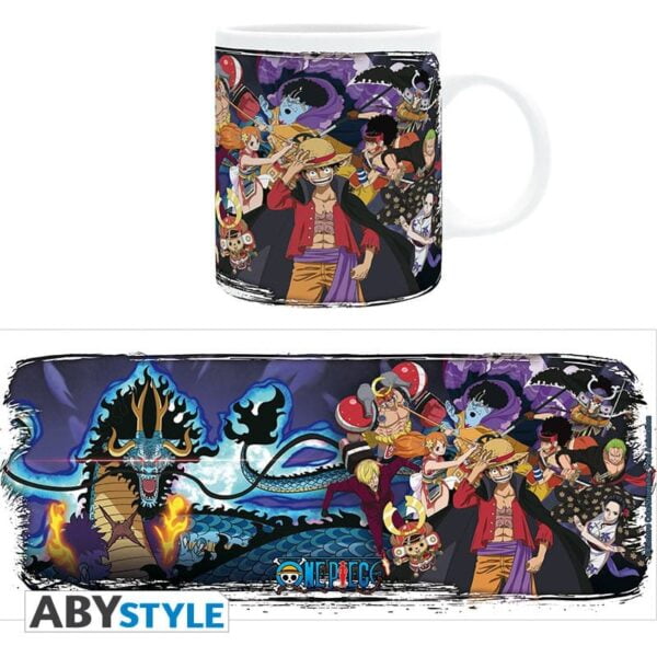 ONE PIECE Taza Luffy y Kaido