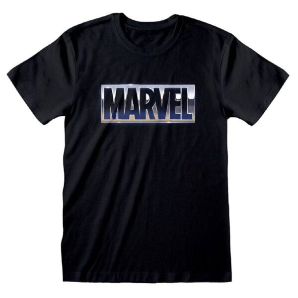 camisa marvel logo