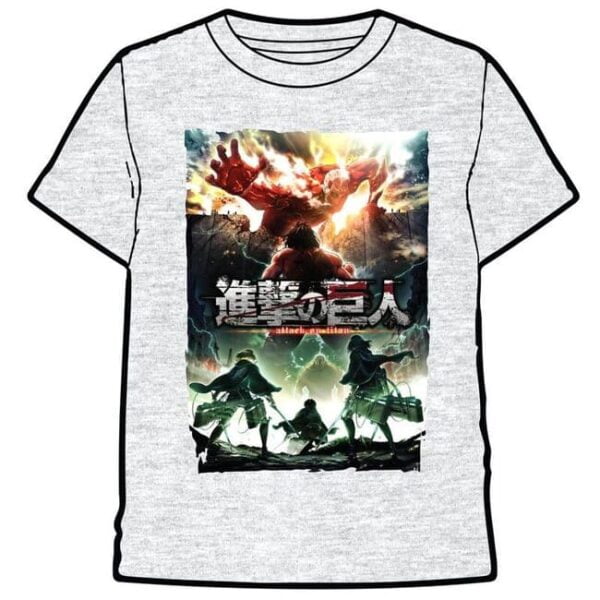 camiseta attack on titan temporada 3