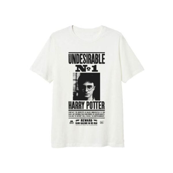 camiseta harry potter en busca blanco