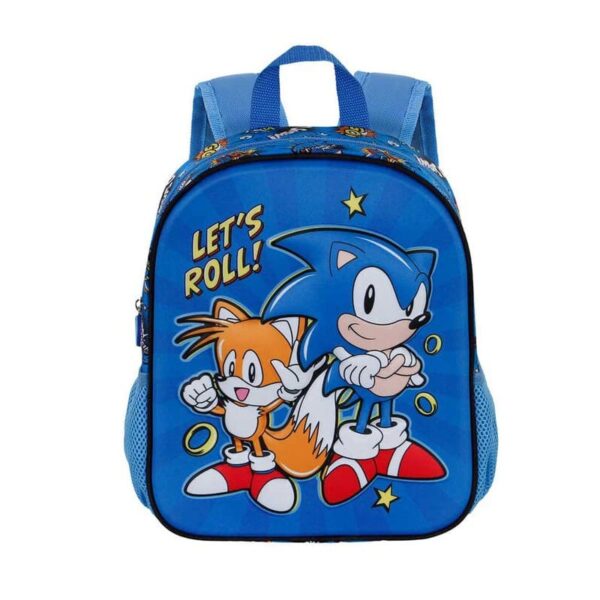 mochila-3d-lets-roll-sonic-the-hedgehog-31cm