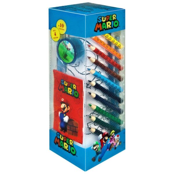 Set Papelería Super Mario 35 piezas