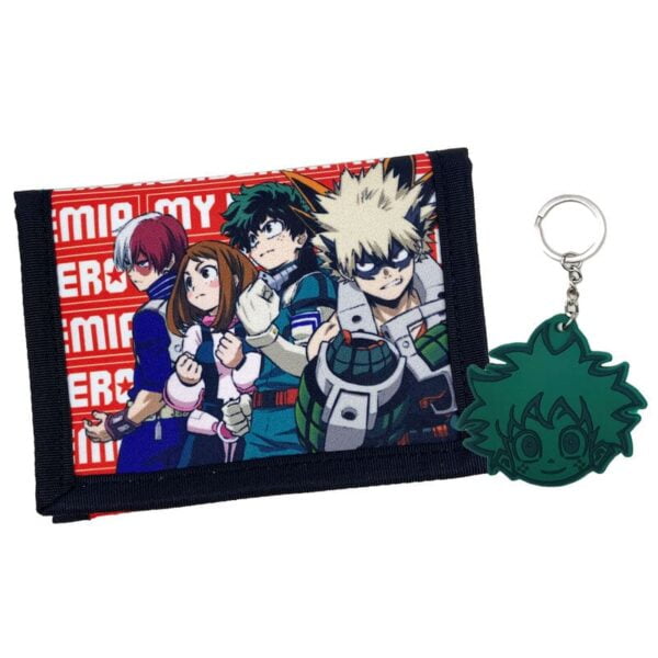 Set cartera y llavero My Hero Academia